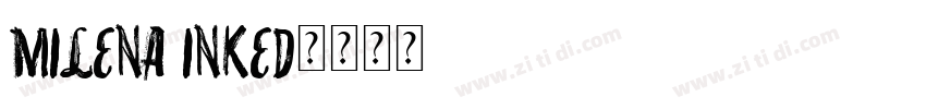 Milena Inked字体转换